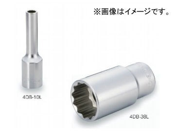 トネ/TONE 12.7mm（1/2”） ディープソケット（12角） 品番：4DB-40L_画像1