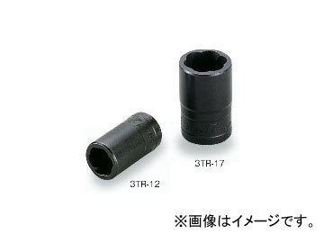 トネ/TONE 9.5mm（3/8”） トルネードソケット 品番：3TR-12_画像1