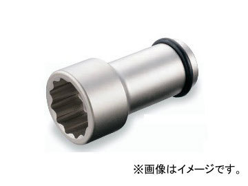 トネ/TONE 19.0mm（3/4”） インパクト用ロングソケット（12角） 品番：6NW-41L100_画像1