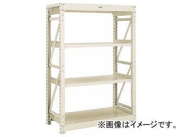 トラスコ中山/TRUSCO M10型重量棚 900×760×H1800 4段 単体 NG M106374 ...