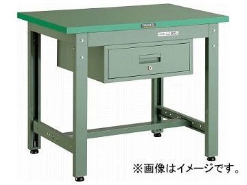トラスコ中山/TRUSCO GWP型作業台 900×600×H740 1段引出付 GWP0960F1(3012069) JAN:4989999582482