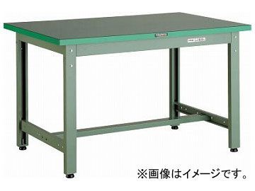 トラスコ中山/TRUSCO ビニールマット張りGWP型作業台 1200×600 GWP1260E2(3012361) JAN：4989999582789_画像1