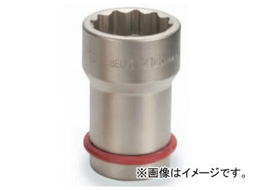 トネ/TONE 25.4mm（1”） 電動タイヤレンチ専用ホイルナットコンビソケット（12角） 品番：8ED-4121L_画像1