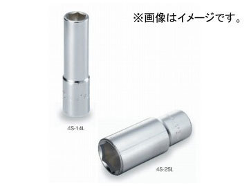 トネ/TONE 12.7mm（1/2”） ディープソケット（6角） 品番：4S-10L_画像1