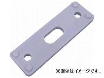 トラスコ中山 樹脂サドルバンドVP管50A用台座 TGS-50VP-S(8188174) 入数：1袋(10個)_画像1