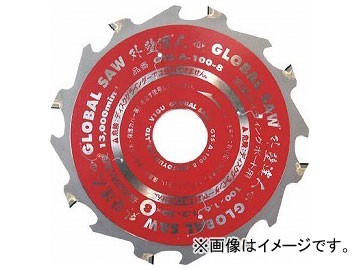 モトユキ グローバルソー 窯業サイディングボード用チップソー 外壁達人 GTS-A-100-8(8275687)_画像1