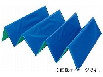 ワニ印 折り畳み式養生材 忍者N 5mm厚 700×1850 ブルー/グリーン 111(7748744)_画像1