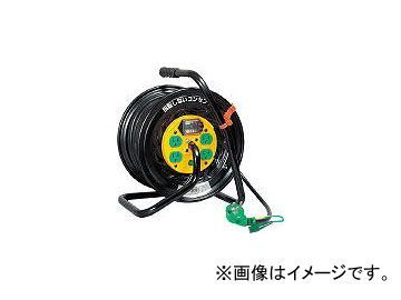 日動工業/NICHIDO 電工ドラム マジックリール 100V アース漏電しゃ断器付30m TZEB34(2964112) JAN：4937305037843
