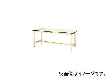 山金工業/YAMAKIN ワークテーブル300シリーズ リノリューム天板W1500×D600 SWR1560II_画像1