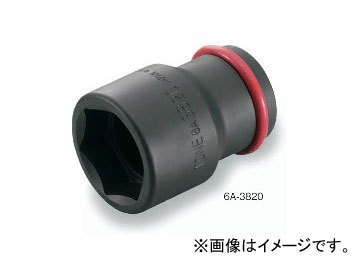 トネ/TONE 19.0mm（3/4”） ホイルナットコンビソケット 品番：6A-4121_画像1