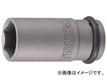 トラスコ中山/TRUSCO インパクト用ロングソケット(差込角12.7)対辺13mm T413AL(3898342) JAN：4989999049732_画像1