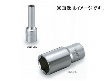 トネ/TONE 9.5mm（3/8”） ディープソケット（6角） 品番：3SB-08L_画像1