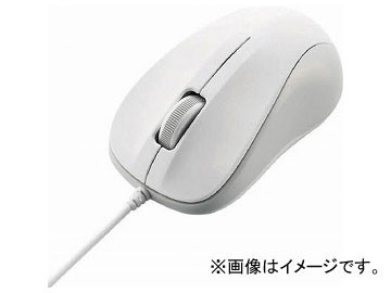 エレコム USB光学式マウス（Sサイズ） M-K5URWH/RS(4976983)_画像1