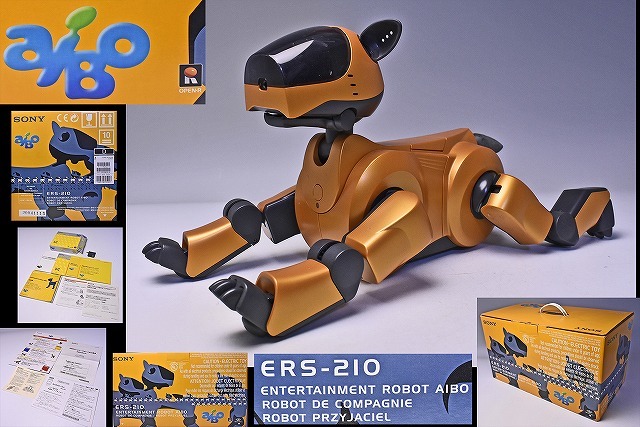 SONY aibo アイボ ★ ERS-210 ★ 第二世代のエンターテインメント ロボット ★ 20041115 ★ ジャンク ★ AIBO