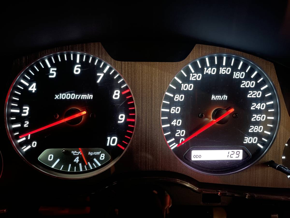 BNR34 R34 スカイライン GT-R Nur スピードメーター 300KM/H - 129KM