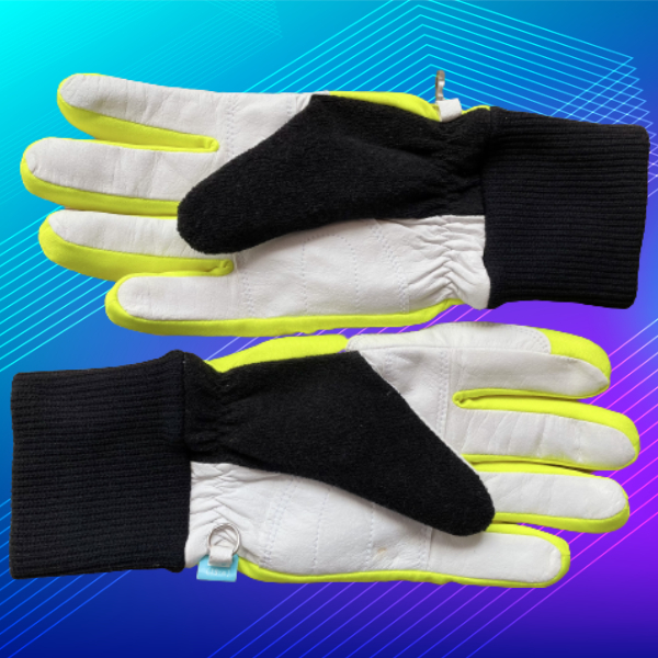 【未着用】PEARL iZUMi(パールイズミ)USA Thinsulate(シンサレート)Winter Glove(ウインターグローブ)(ネオンイエロー/XSサイズ)_画像2