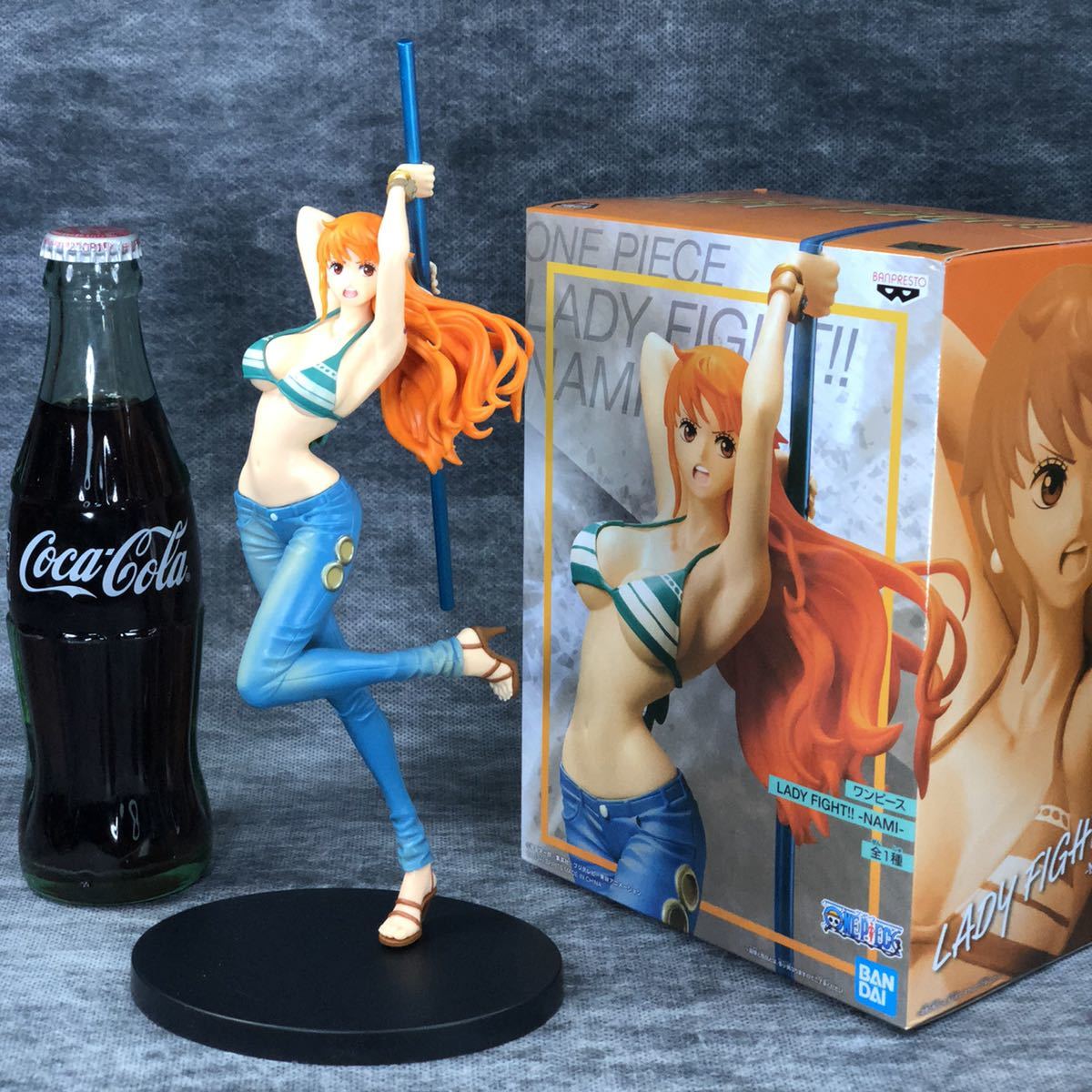 3 -ply packing & immediately shipping! Nami * One-piece figure * exhibit number : peach ok H* treasure goods.!