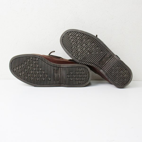 Paraboot パラブーツ レザー デッキシューズ 3/ブラウン【2400013039437】_画像6