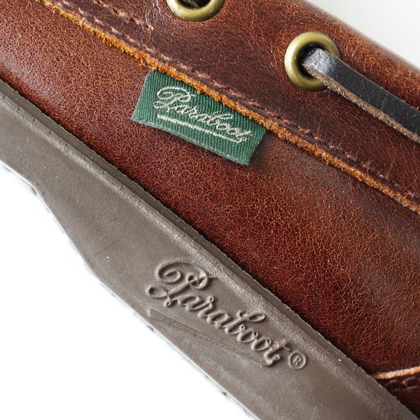 Paraboot パラブーツ レザー デッキシューズ 3/ブラウン【2400013039437】_画像9