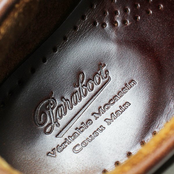 Paraboot パラブーツ レザー デッキシューズ 3/ブラウン【2400013039437】_画像8