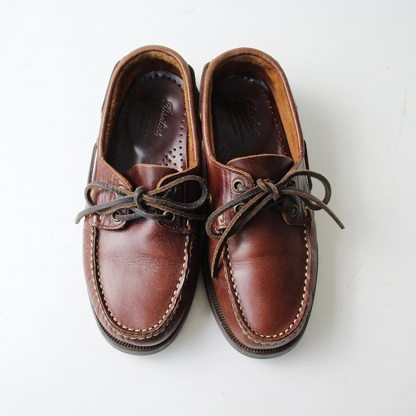 Paraboot パラブーツ レザー デッキシューズ 3/ブラウン【2400013039437】_画像2