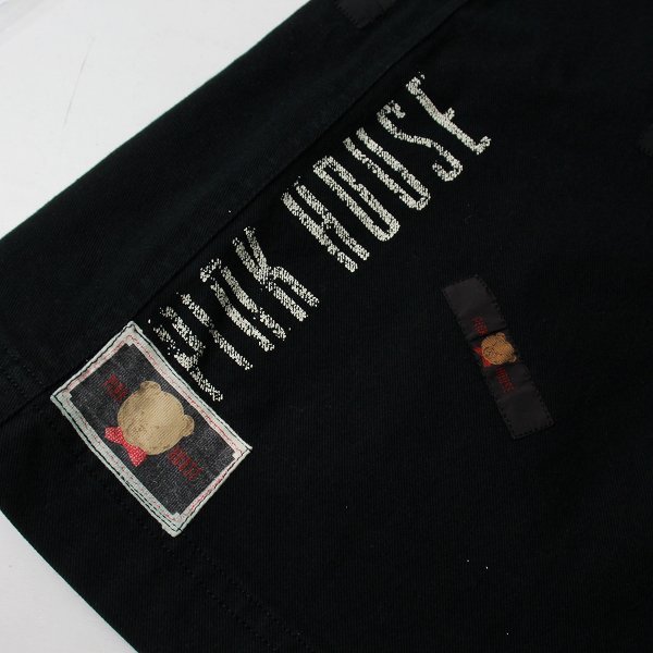 PINK HOUSE ピンクハウス ネームワッペン ブラックデニムスカート /ブラック【2400013076739】_画像6