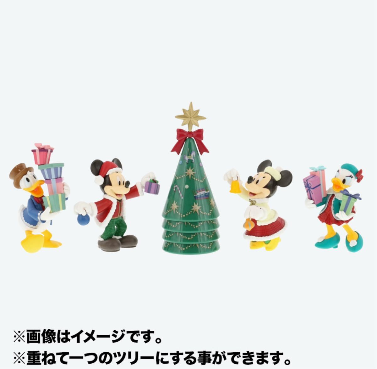 ディズニー　クリスマス　フィギュア　全4種　コンプリート　ミッキー　ミニー　ドナルド　デイジー 東京ディズニーリゾート