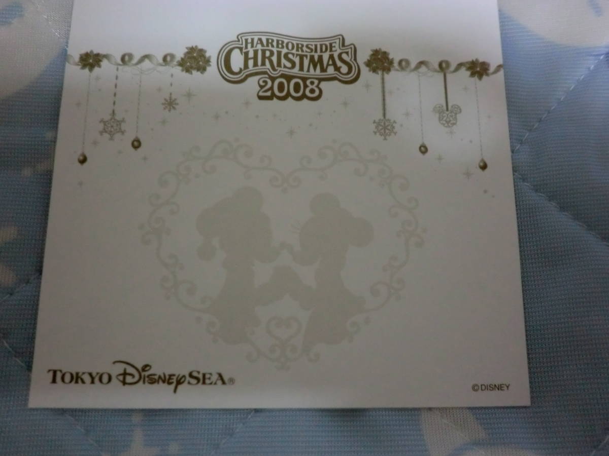 245◎2008 ハーバーサイドクリスマス TDS 東京ディズニーシー クリスマス ポストカード TDR TDL ディズ二ー ポスカ ミッキー ミニー_画像3