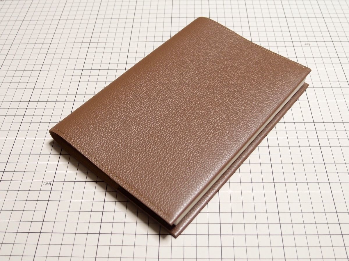  leather * original leather book cover cow leather ( A5 ) 323x211mm 118g A wrinkle light brown group 