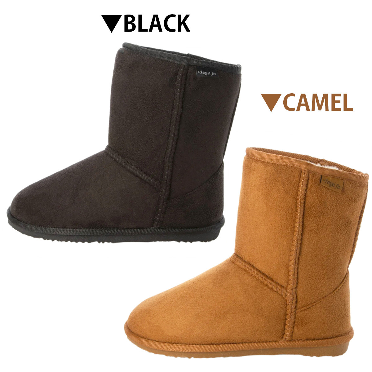 ★新品★【22651_CAMEL_S (22.0~22.5）】レディース防寒ブーツ　ムートンブーツ　防寒＆防水＆防滑　ミドル丈　積寒地対応　高品質