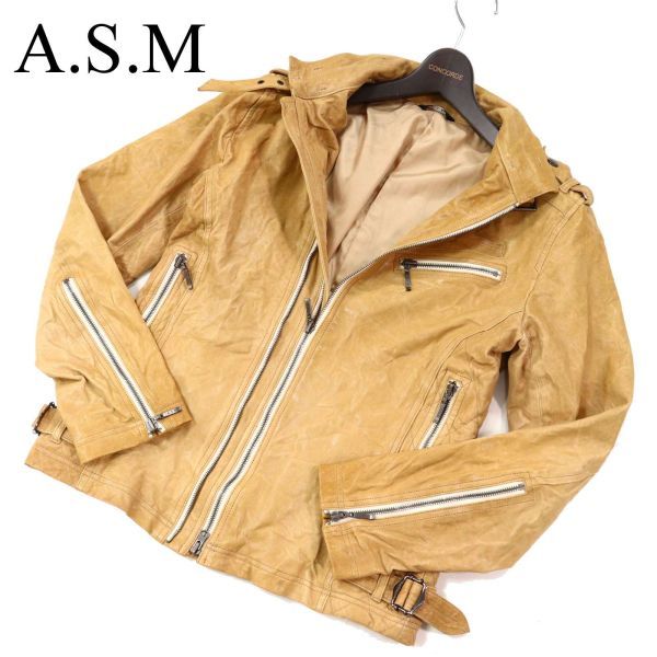 A.S.M ライダース ヤギ革 半額SALE☆ www.ibneditore.it