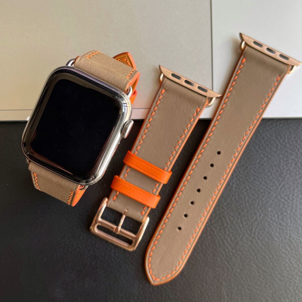 Apple Watch SE band cow leather Apple watch leather leather belt hand made AppleWatch band high quality cow leather Apple watch 7 belt original leather 45