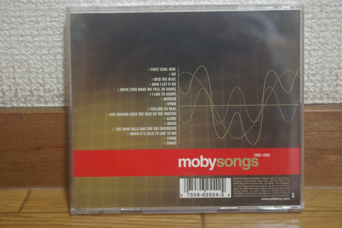moby - songs 1993-1998 中古CD 2000 elektra モービー _画像2
