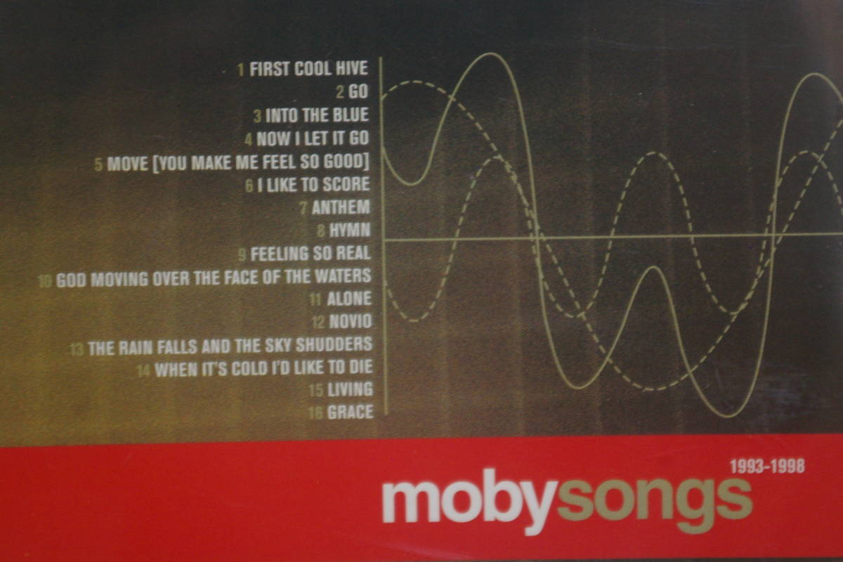 moby - songs 1993-1998 中古CD 2000 elektra モービー の画像3