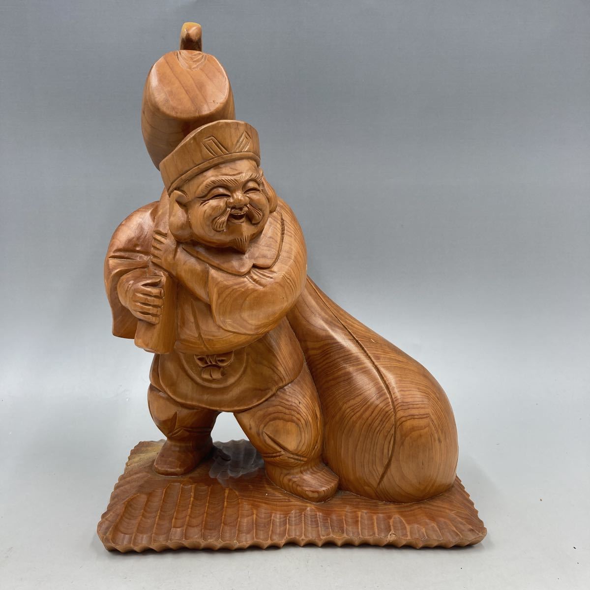 大黒天様 木彫 置物 七福神 縁起物 seha.ly