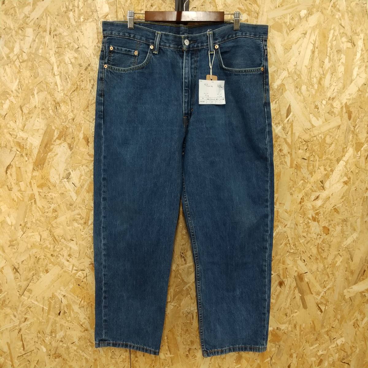 HB997【2003】Levi's リーバイス 550 リラックスフィット デニムパンツ W38 L30 ボタン裏5757 ジーンズ 古着【130102000022】_画像1