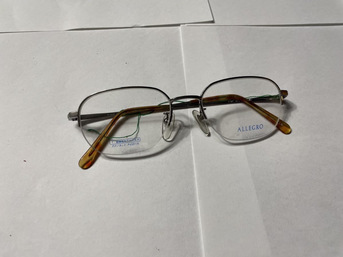 店頭展示品 新品　ALLEGRO 眼鏡フレーム　メガネ　めがね　ヴィンテージ トラディショナル アンティーク　メガネフルリム メガネフレーム_画像2
