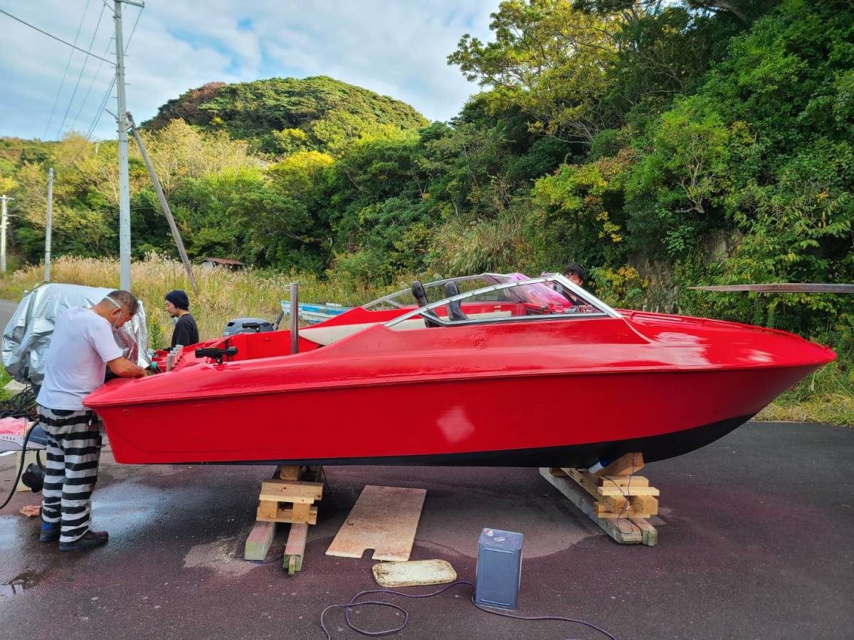 「仙台より　アメリカ製小型モーターボート　ヤマハ115馬力　」の画像1