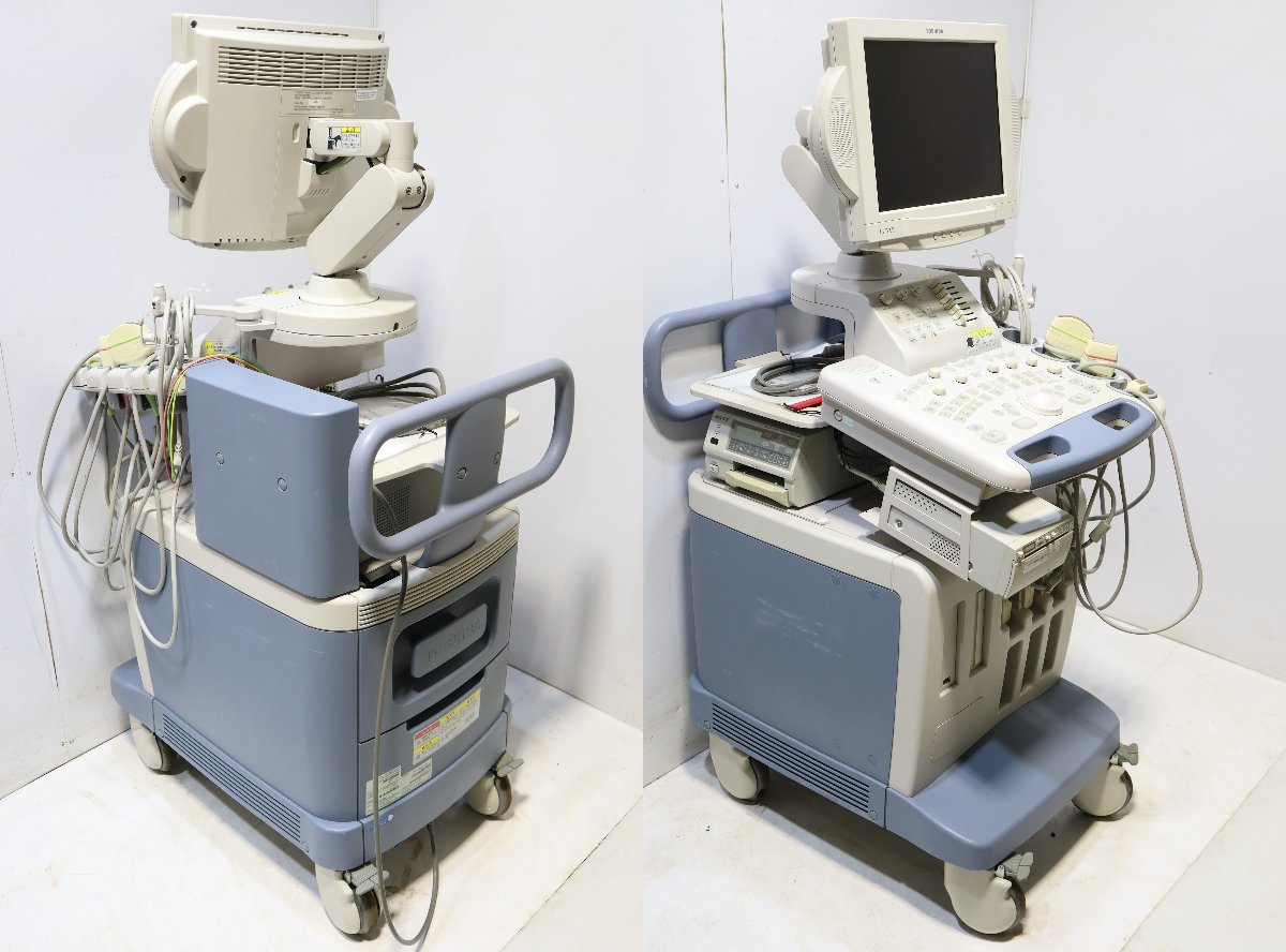 西P☆東芝 TOSHIBA　超音波画像診断装置 Ｎｅｍｉｏ XG SSA-580A　部品取り　▼3T-418_画像2
