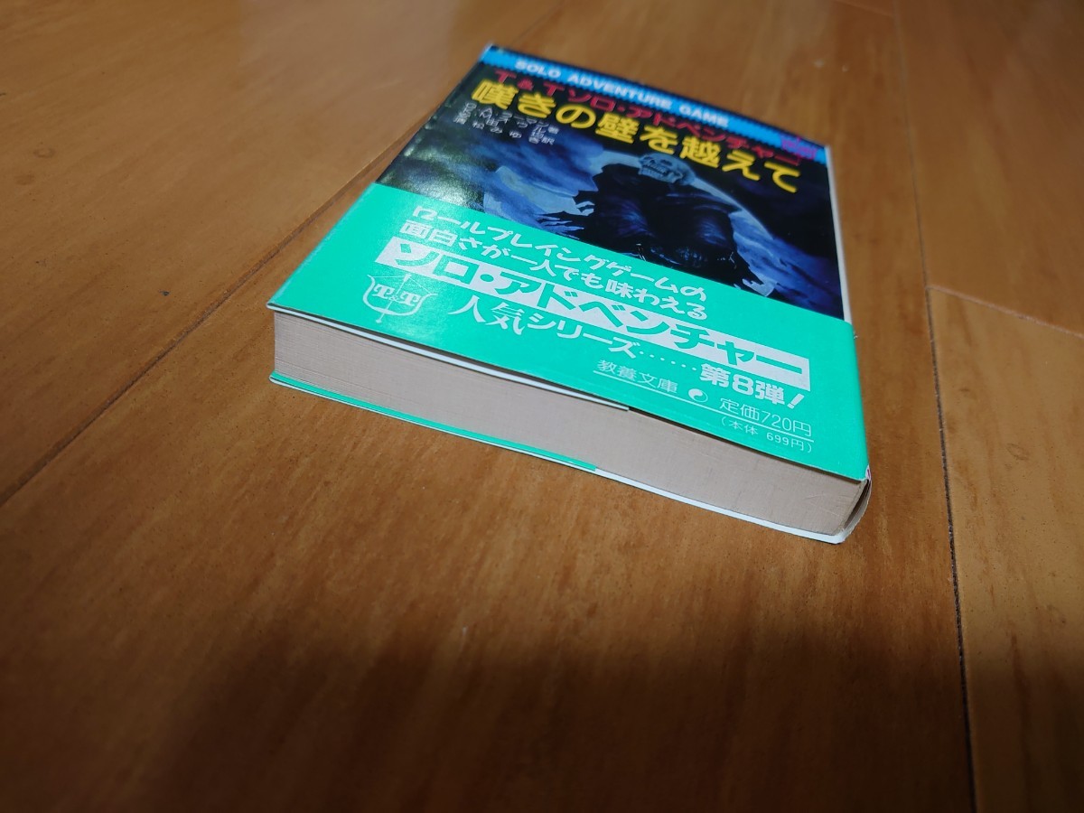 ゲームブック 関連品 嘆きの壁を越えて : T&Tソロ・アドベンチャー-