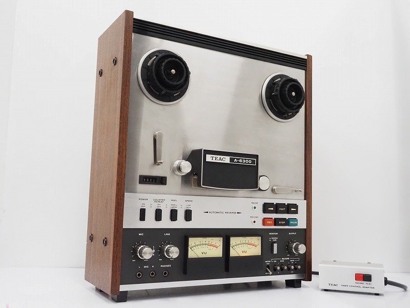 □□TEAC A-6300/RC-32 オープンリールデッキタイマーコントロール付
