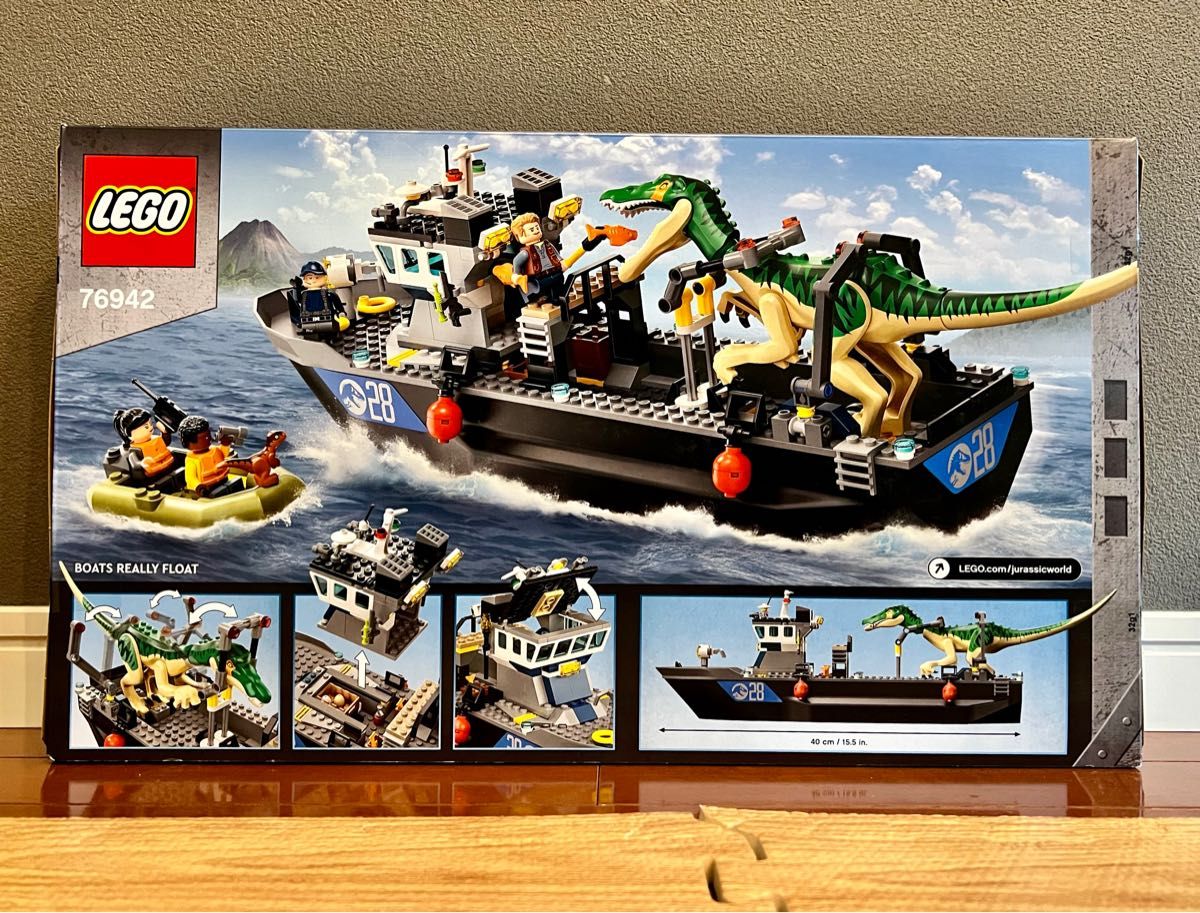 新品】LEGO バリオニクスの水上脱出 76942 ジュラシック・ワールド
