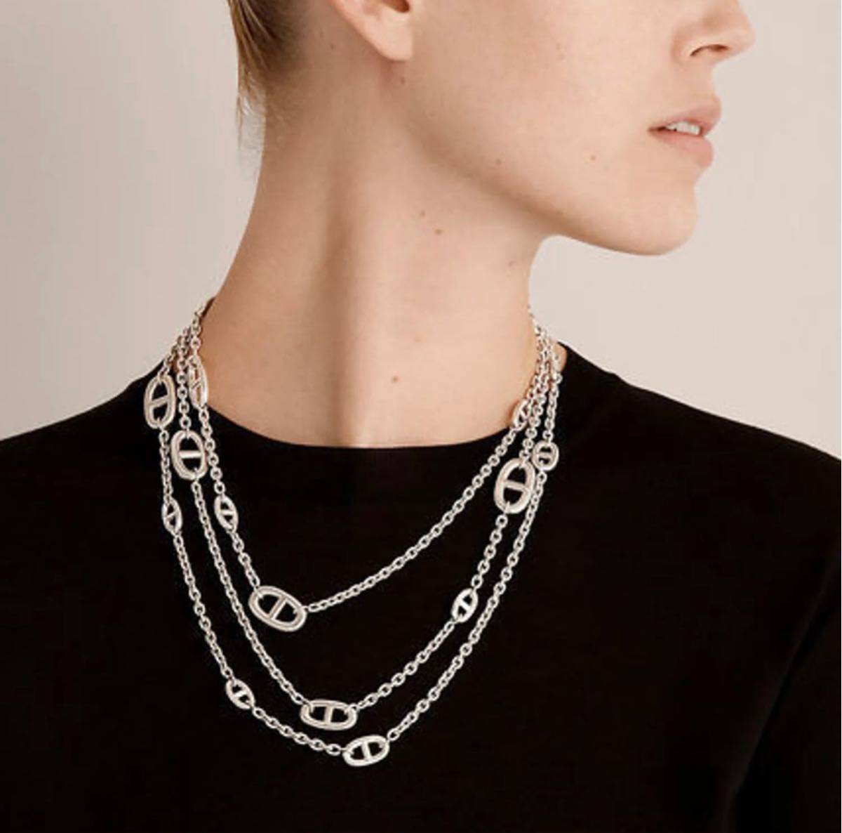 【希少&人気♪】☆ HERMESファランドール160ネックレス 新品未使用 レア HERMES エルメス ファランドール ネックレス
