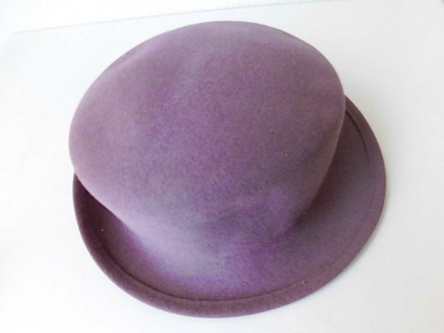 ◆モードお帽子/ ドイツ製/シーベルガー/古代紫のダンディーハット/サイズ　M_画像5