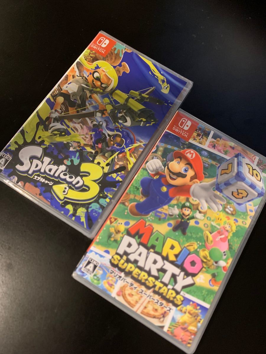新品・未開封 2本セット スプラトゥーン3 マリオパーティ スーパー