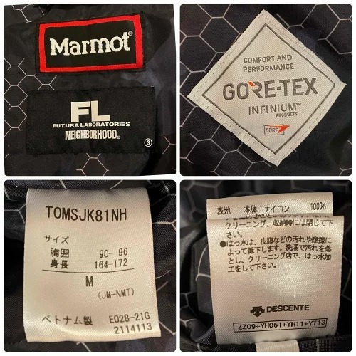NEIGHBORHOOD 21aw x Futura Laboratories x Marmot GORE-TEX Jacket