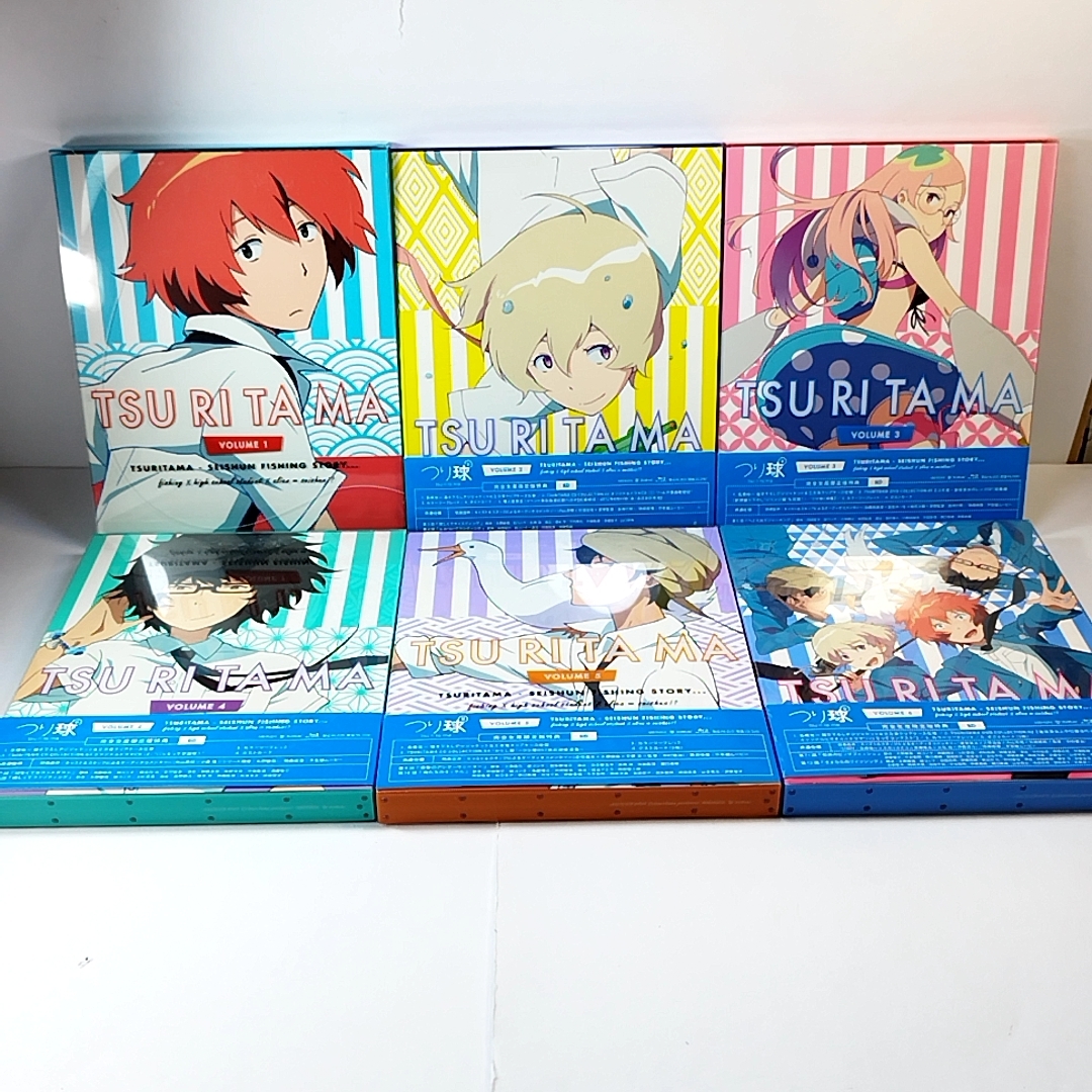 高額売筋】 Blu-ray つり球 完全生産限定版 全6巻 初回版 特典全付