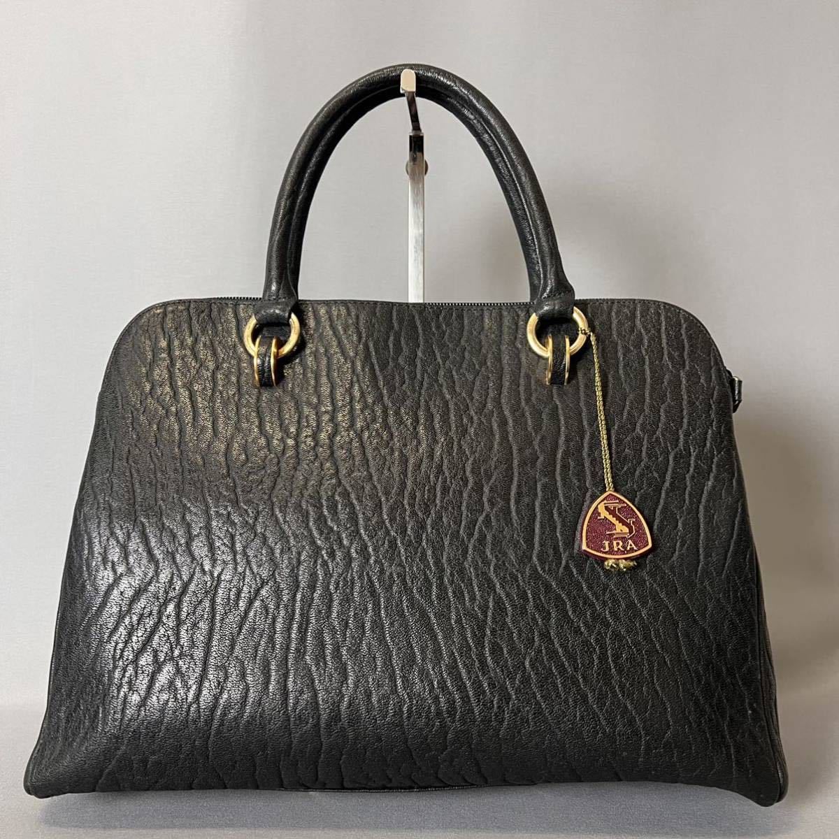 JRA 公認 極稀少 シールスキン アザラシ バッグ 金具 レザー fkip