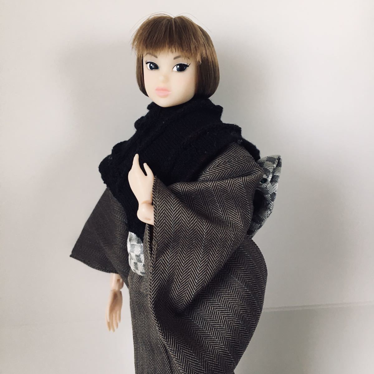 着物kimono1/6ドール用CCS-momoko 08AW Kimono 黒雲雀