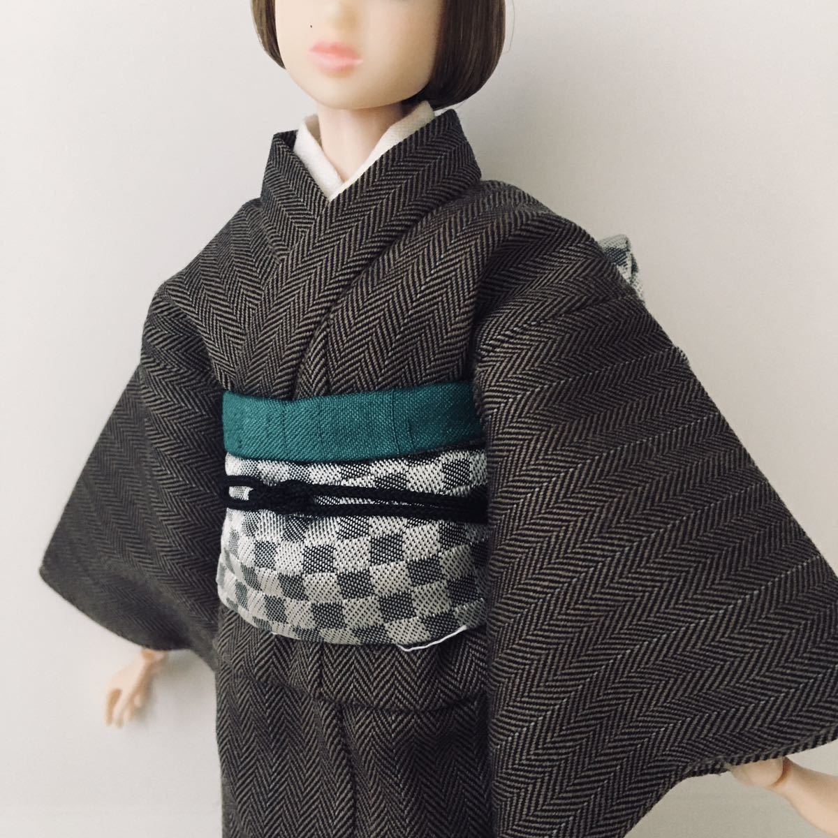 着物kimono1/6ドール用CCS-momoko 08AW Kimono 黒雲雀